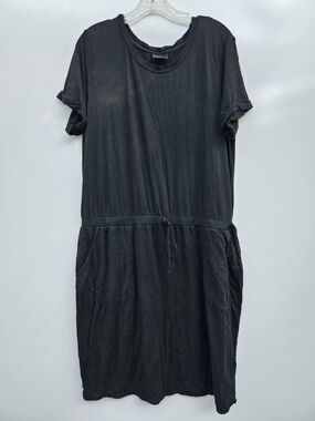 Black T-Shirt Dress Size XXL